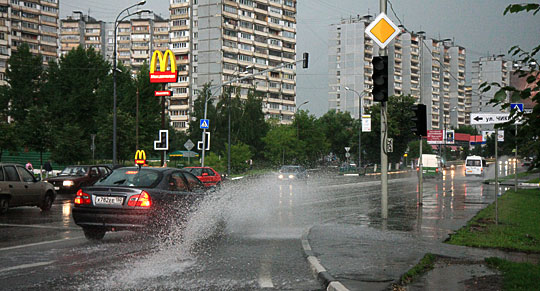 Дождь в Одинцово