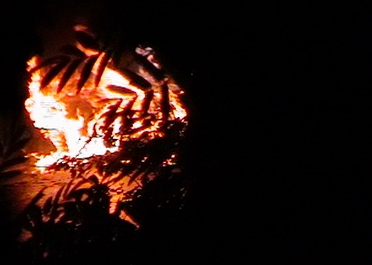 Ранним утром в Голицыно сгорел автомобиль