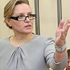Наталья МЕЛЬНИКОВА: «ОГУ станет
лучшим в области!»