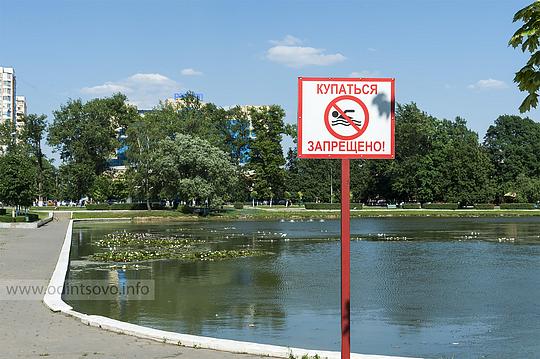 Пляжи Одинцовского района, «Купаться запрещено»