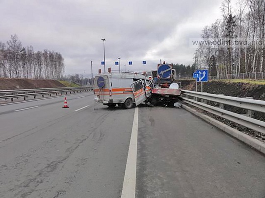 ДТП - происшествия на дороге, В аварии на Северном обходе Одинцово пострадали четверо. 14.11.2015