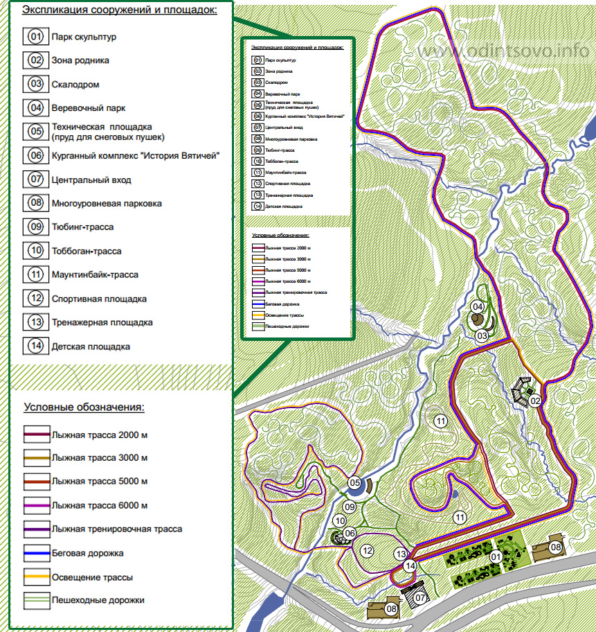 Парк лазутиной одинцово схема