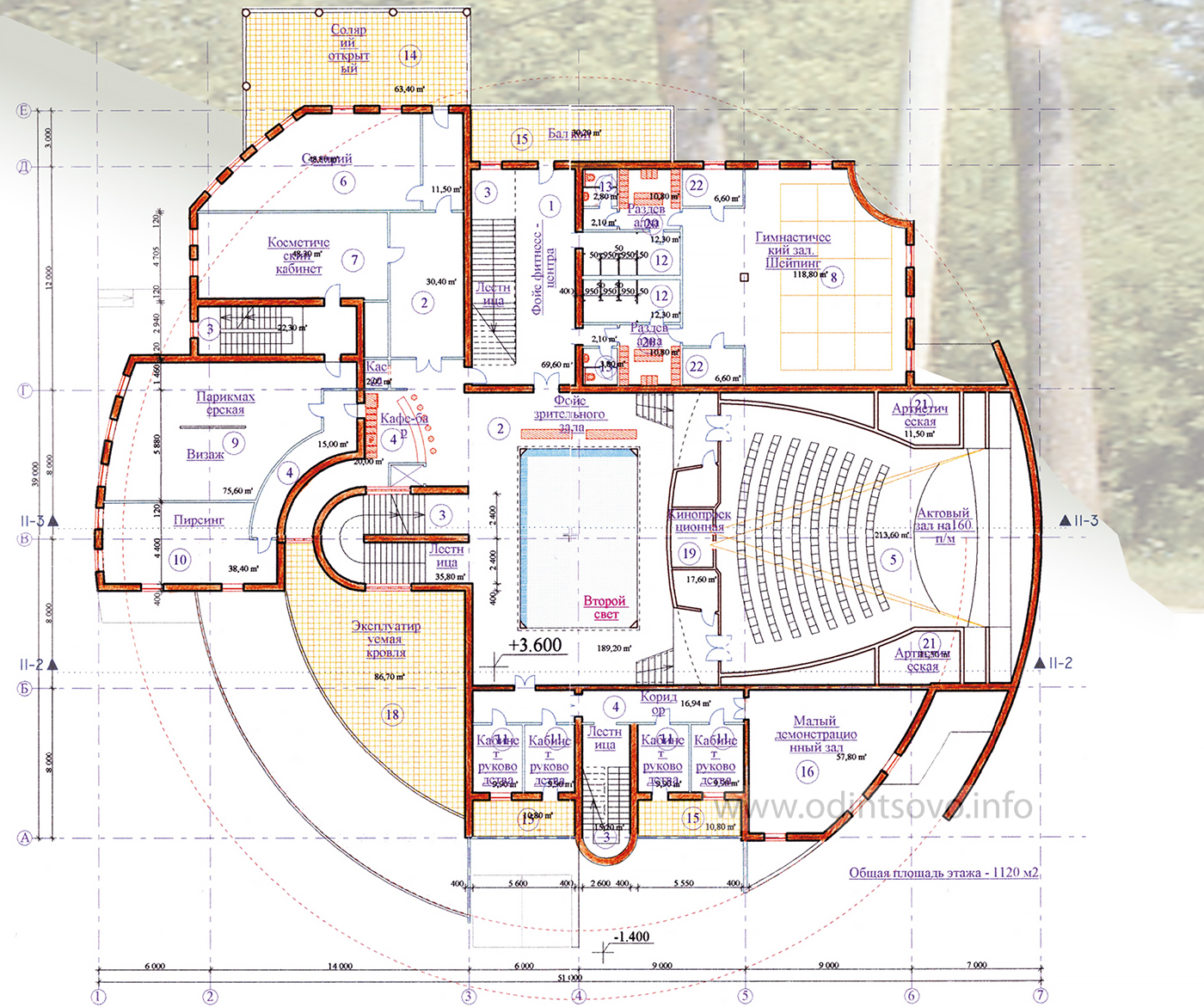 План культурного центра