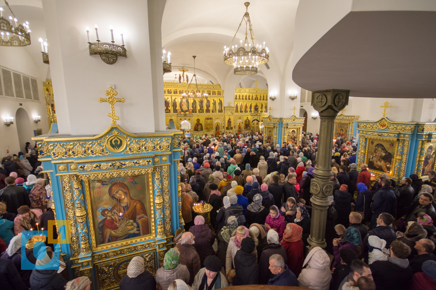 Собор Георгия Победоносца Одинцово внутри