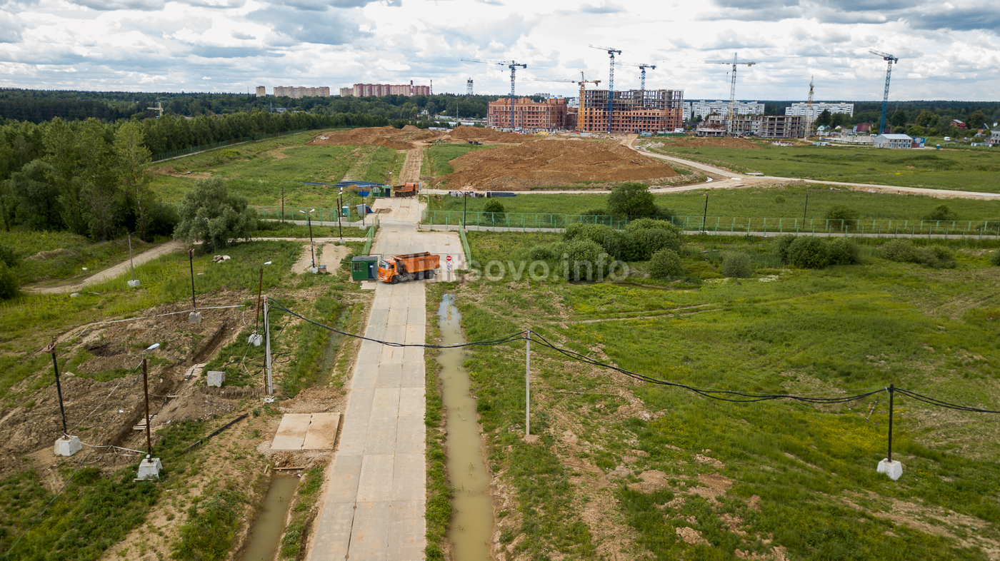 Лайково город-событие остановилась стройка.