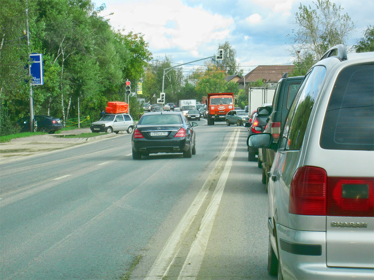 Обгон через двойную сплошную штраф